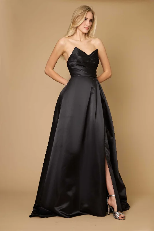 Long Black Formal Ball Gown Party Dress