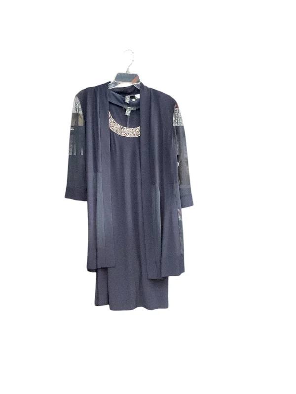 Dress Set 2pc By R And M Richards In Navy, Size: 10