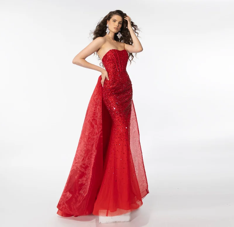 Ava Presley 39230 Glitter Long Formal Prom Gown