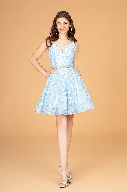 Homecoming Babydoll Short Dress