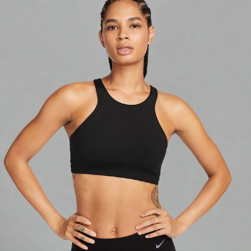 Womens One Medium-Support Lightly Lined Sports Bra - Black