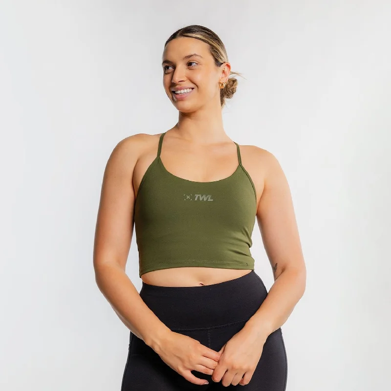 TWL - WOMEN'S FORM BRA - DARK KHAKI