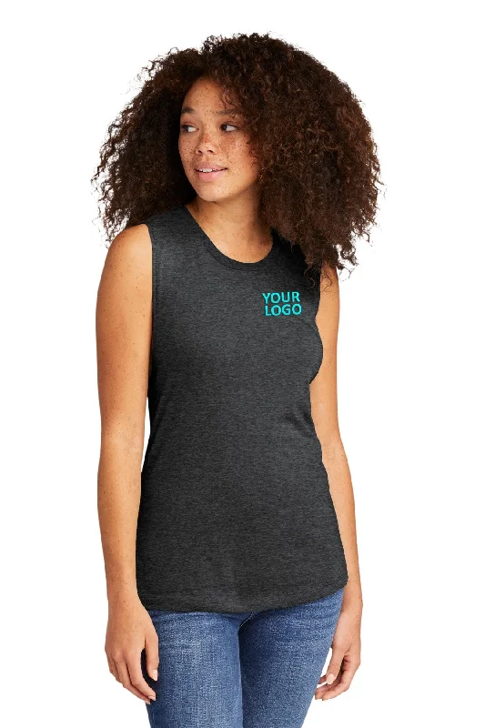 Next Level Women's Festival Customized Tank Tops, Charcoal