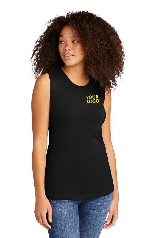 Next Level Women's Festival Customized Tank Tops, Black