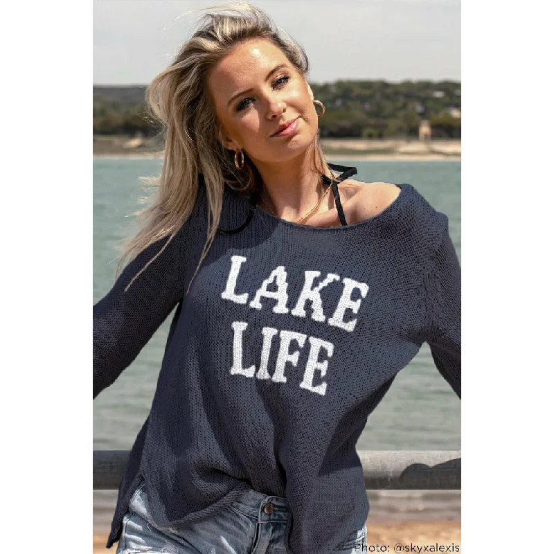 Lake Life Crew Cotton