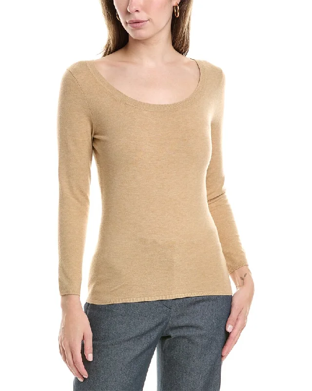 St. John Scoop Sweater