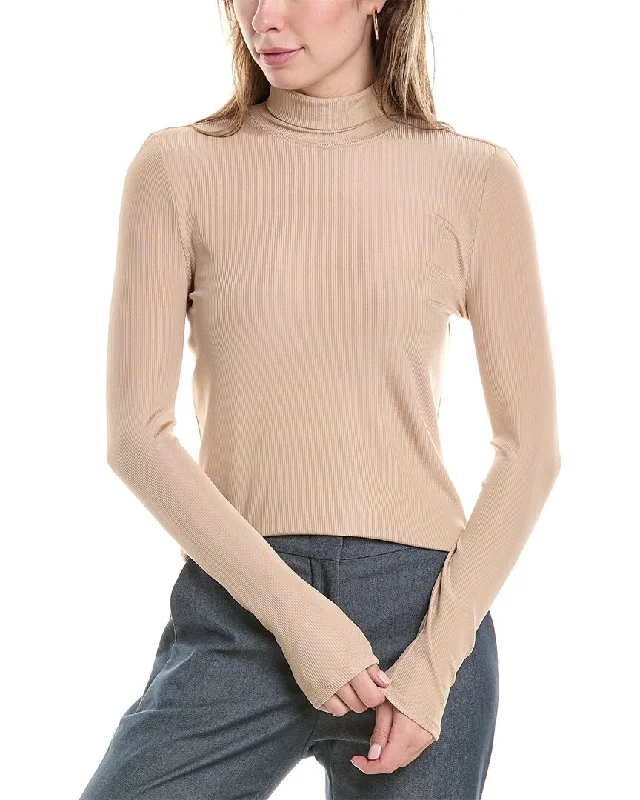 St. John Turtleneck Stretch Top