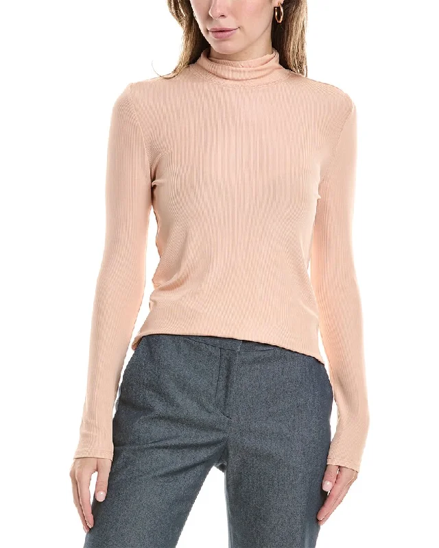 St. John Turtleneck Stretch Top