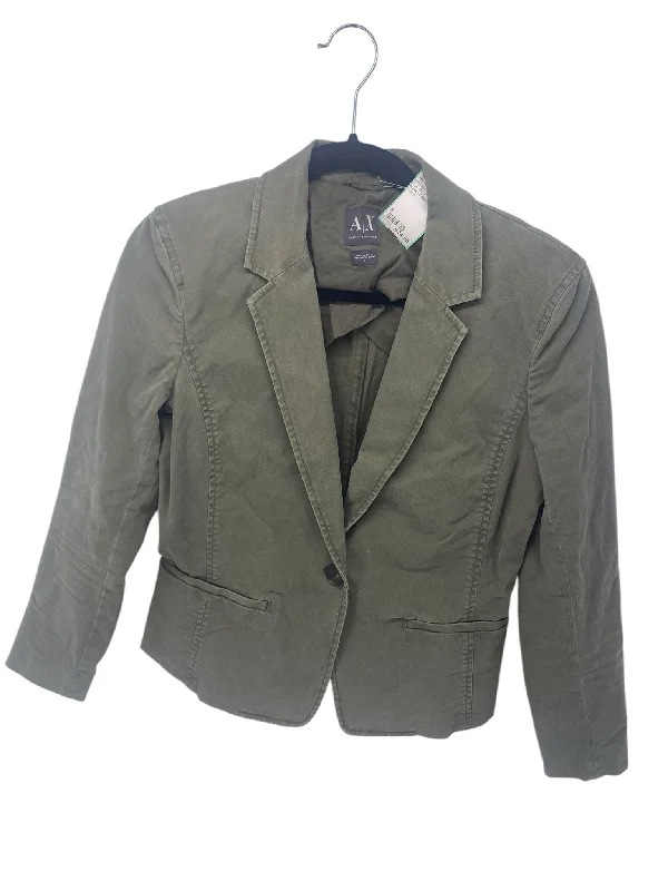 Armani Collection Misses Size 6 Green Tops Jacket