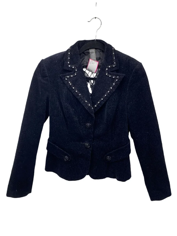 Bisou Bisou Misses Size Medium Black Tops Jacket