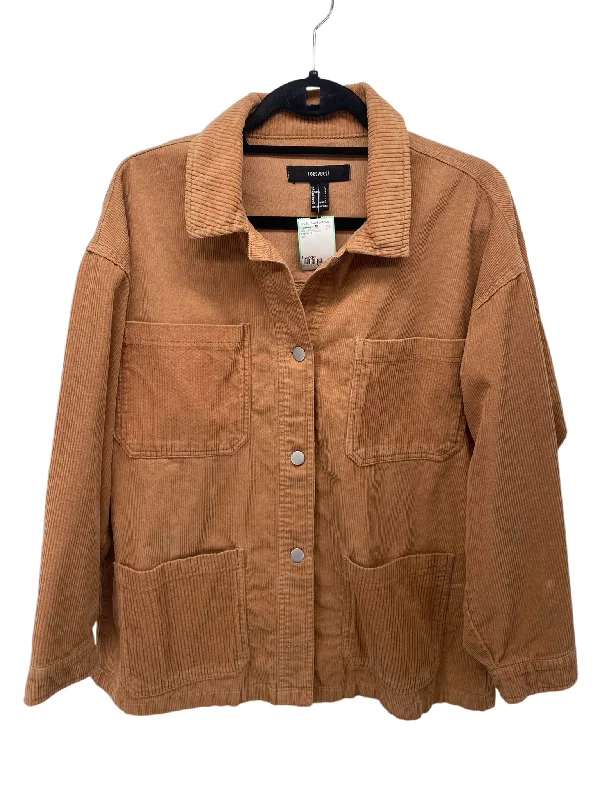 Forever 21 Misses Size Large Tan Tops Jacket