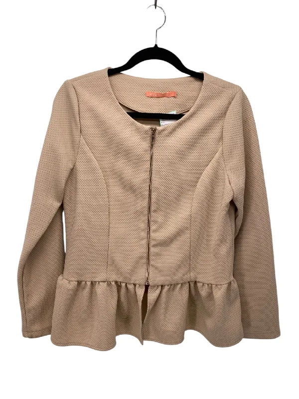 It's SO You Boutique Misses Size Large Beige Tops Jacket