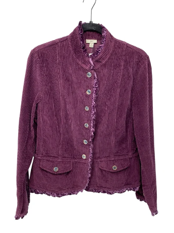 J Jill Misses Size Medium Purple Tops Jacket