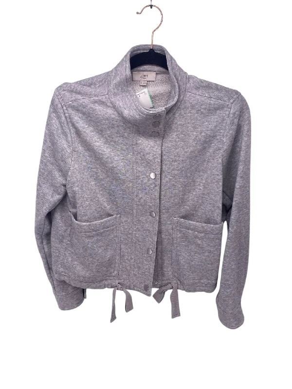 Loft Misses Size Medium Petite Grey Tops Jacket