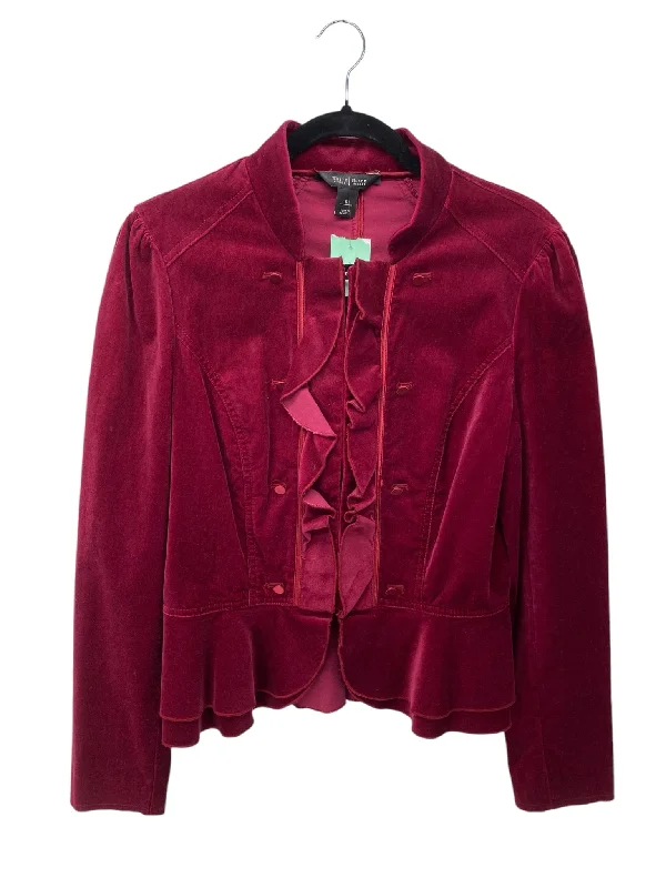 White House Misses Size 8 Burgundy Tops Jacket