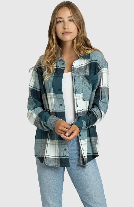 Green Pond Boyfriend Plaid Shirt