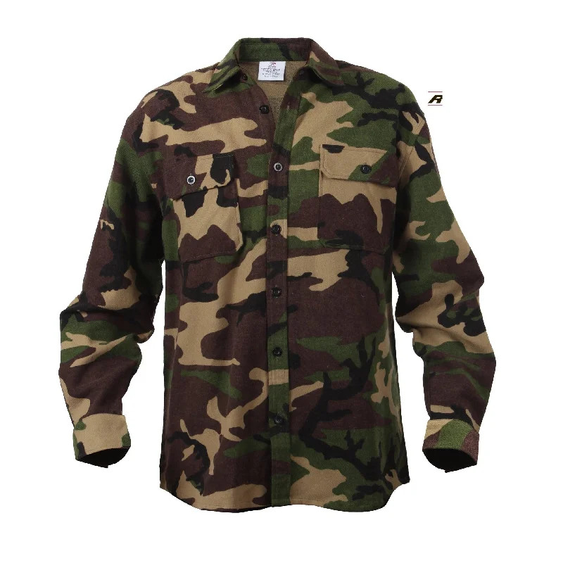 Rothco Extra Heavyweight Camo Flannel Shirts