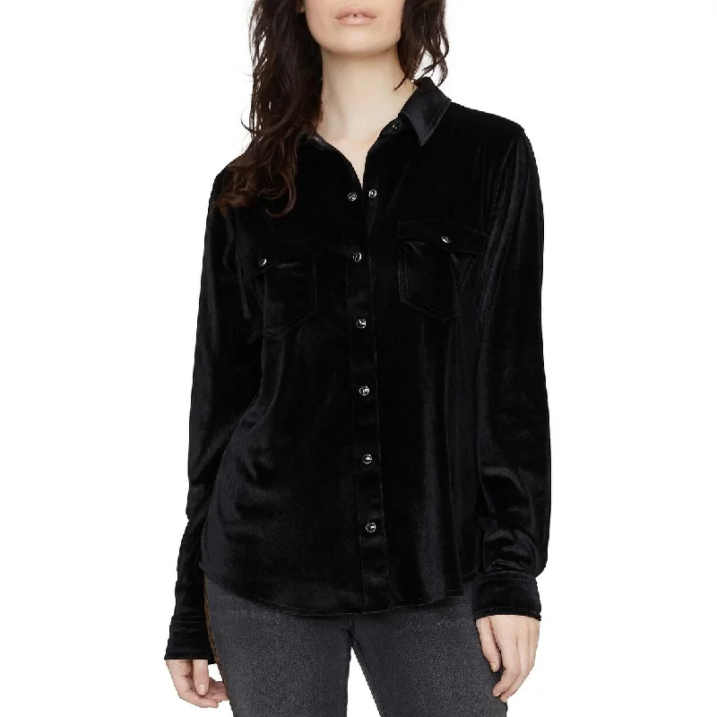 Sanctuary Women's Work Shirt Black Black Size S