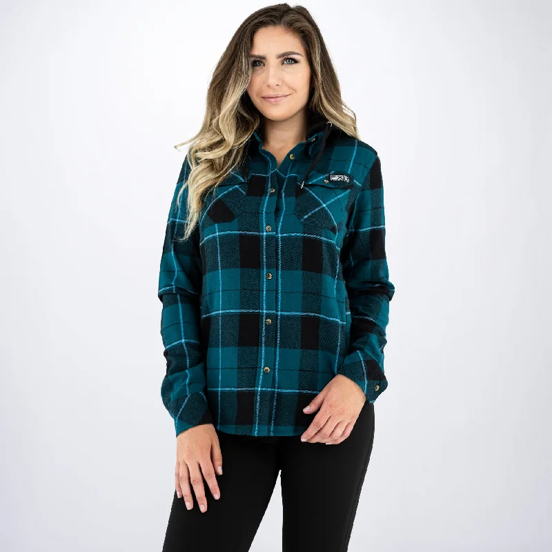 Women's Timber Hooded Flannel Shirt