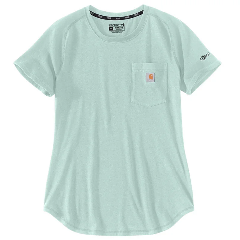 105415 - Carhartt Women's Force Relaxed Fit Midweight Pocket T-Shirt