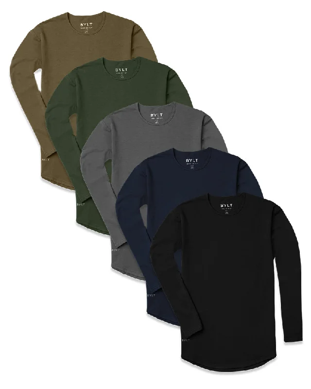 5-Item Long Sleeve: LUX Bundle For $120