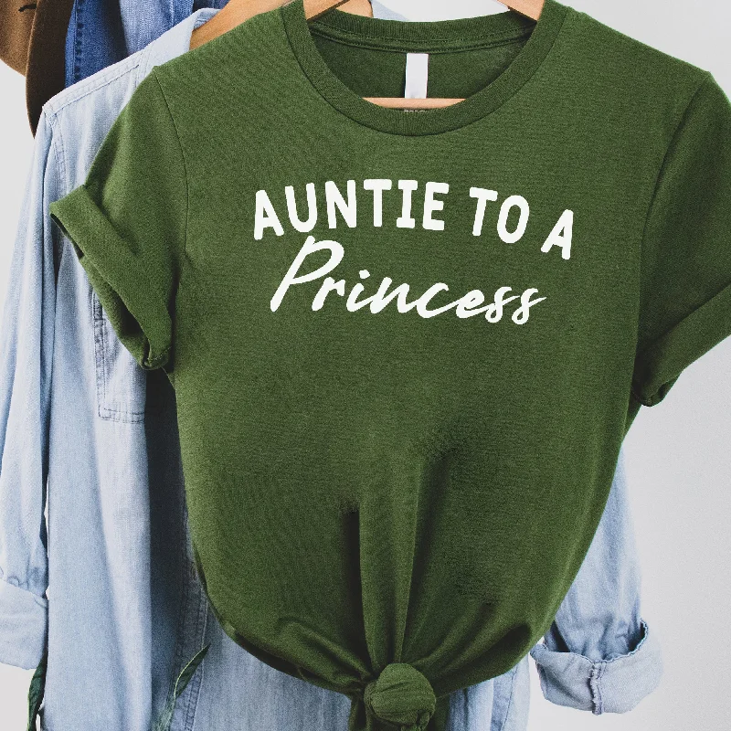 Auntie To A Princess - Womens T-Shirt - Auntie T-Shirt