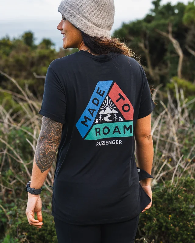 Aurora Recycled Active T-Shirt - Black