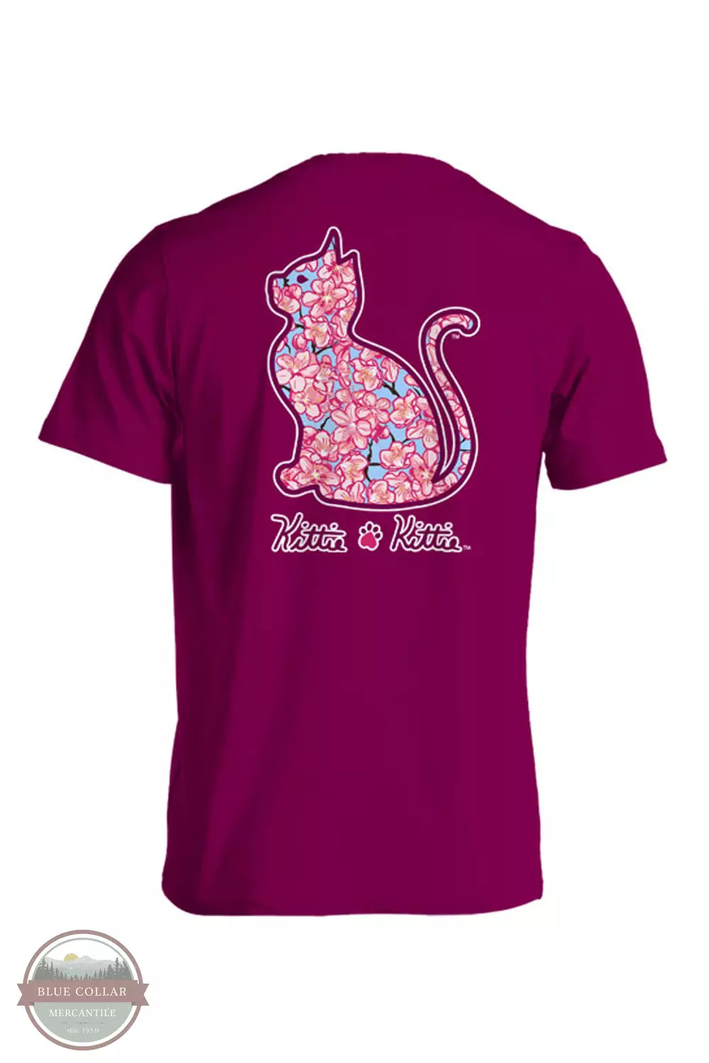 PKK0206 Cherry Blossom Kittie T-Shirt