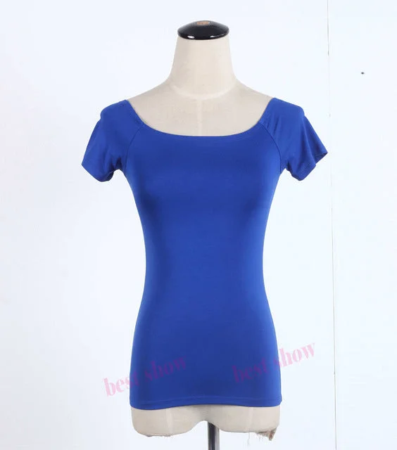 blue short sleeve