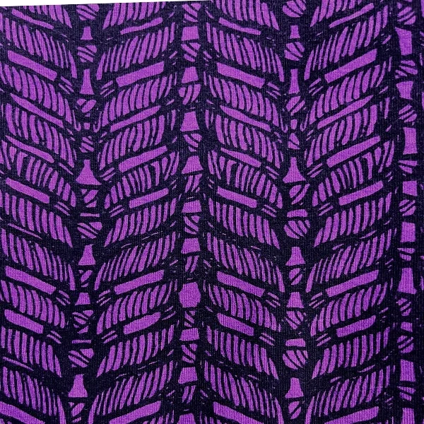 Electric Purple Knit Print