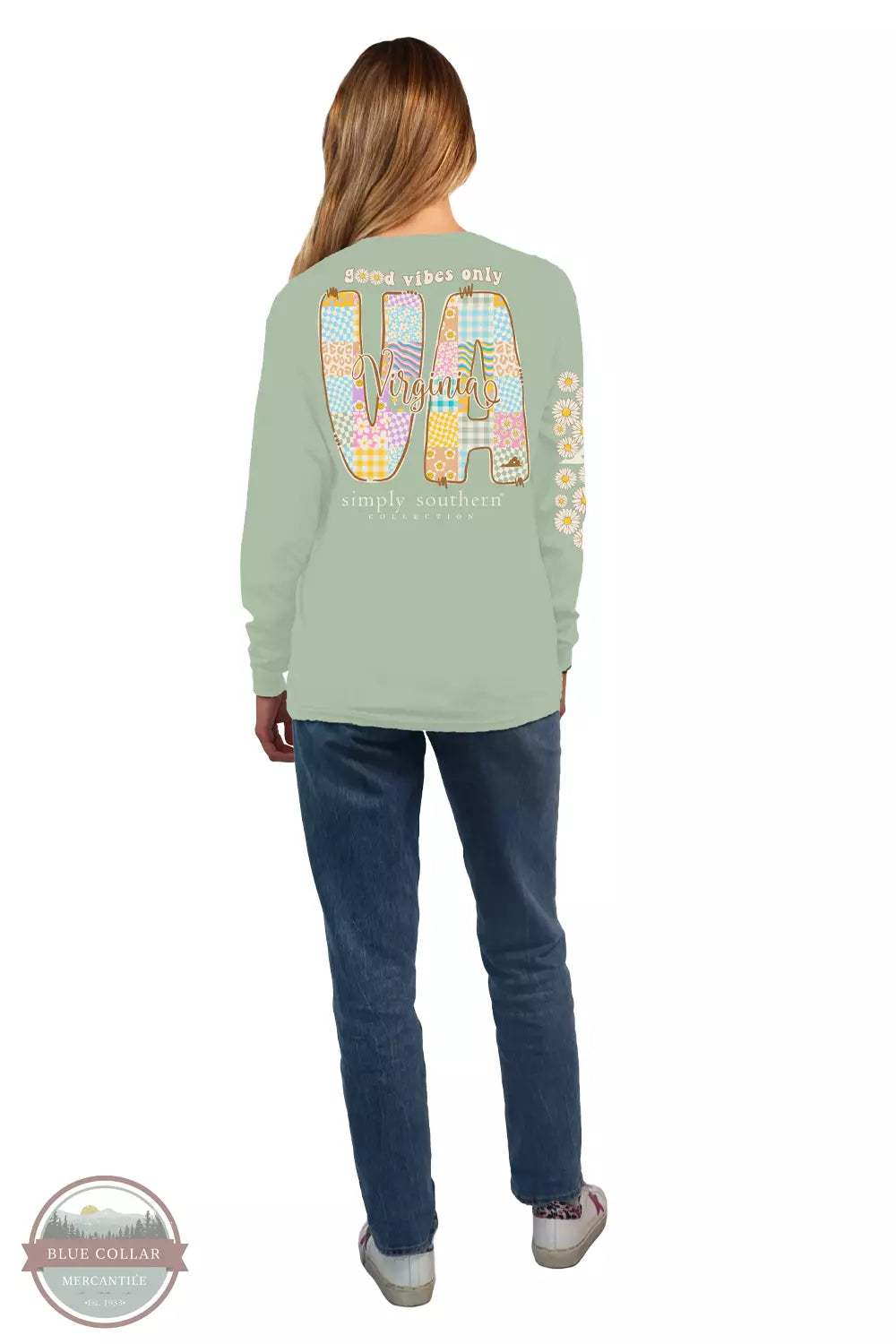 LS-STATE-VA-SAGE Virginia Long Sleeve T-Shirt