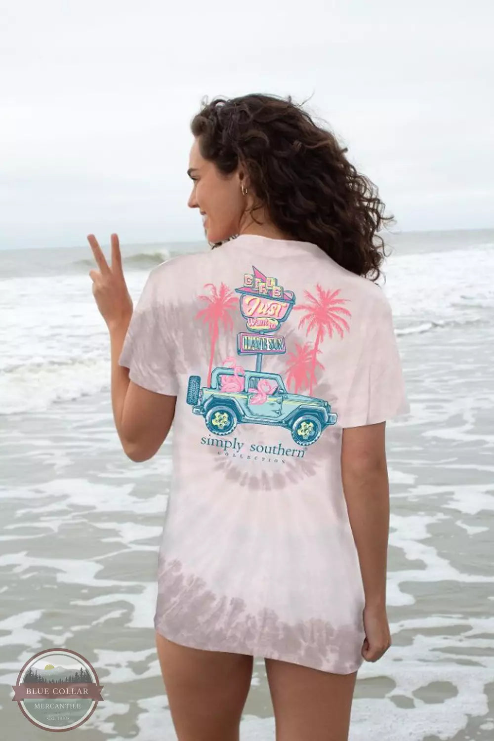 SS-FLAMINGO-MANTEO Girls Just Want to Have Sun Short Sleeve T-Shirt