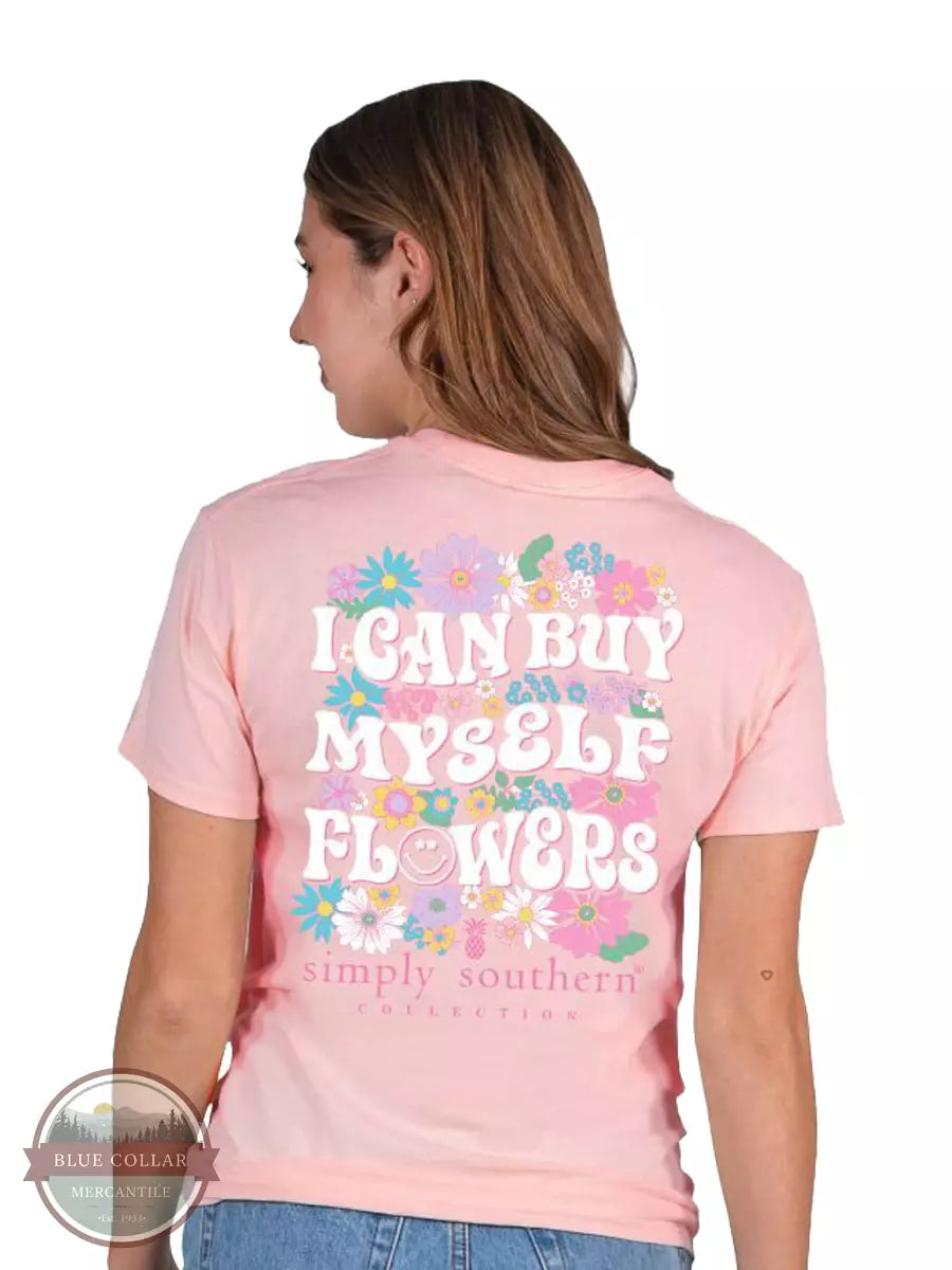 SS-FLOWERS-LOTUS I Can Buy Myself Flowers Short Sleeve T-Shirt