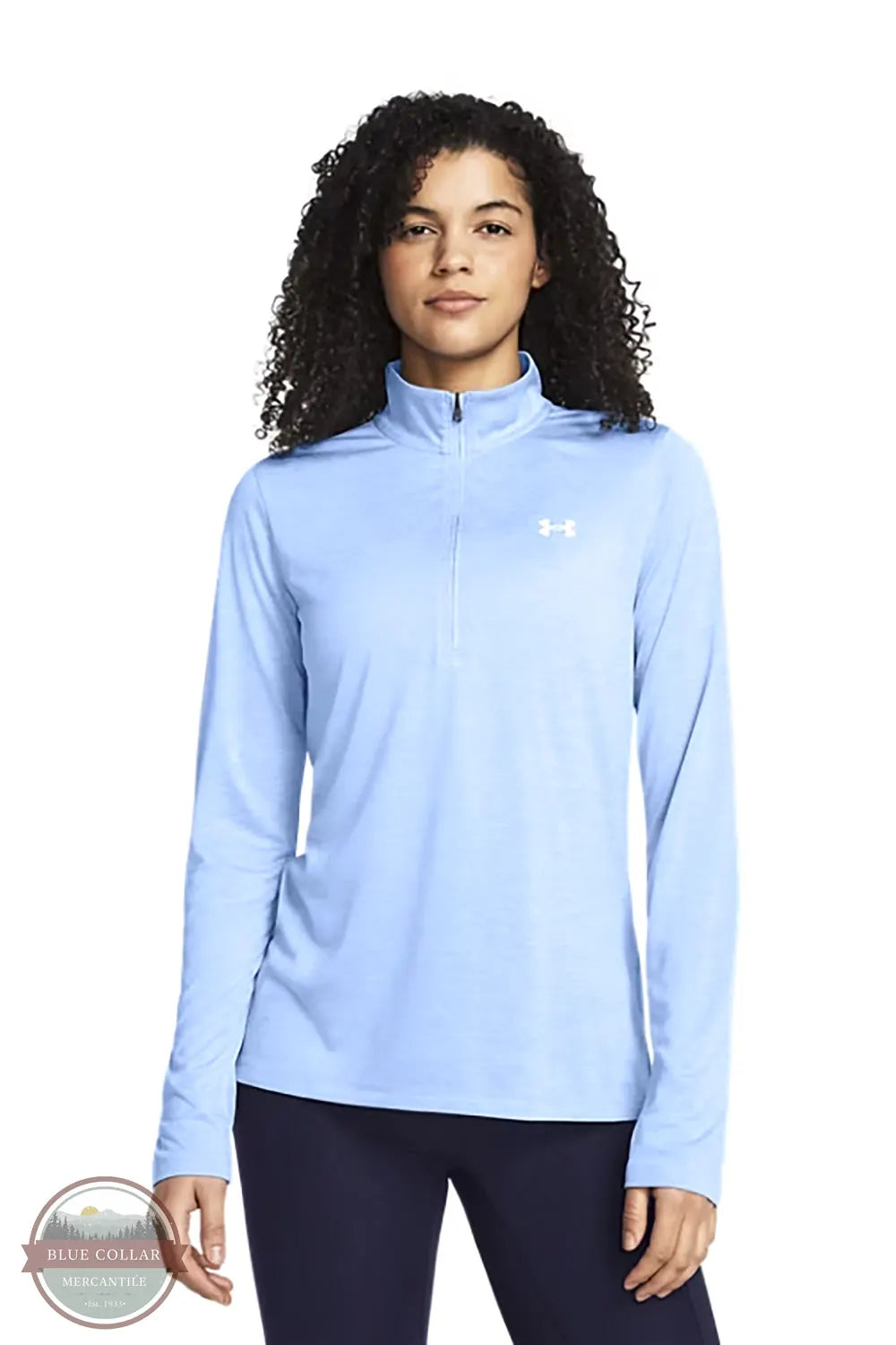 1384225-465 Long Sleeve UA Tech™ Twist Half Zip T-Shirt