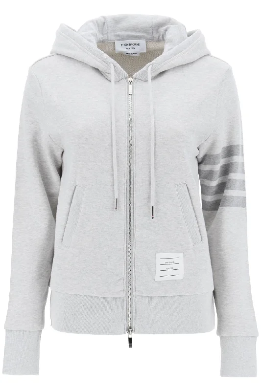 Thom Browne Women's 4-Bar Hoodie With Zipper And