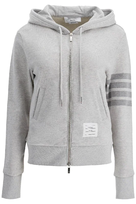 Thom Browne Women's 4-Bar Hoodie With Zipper And