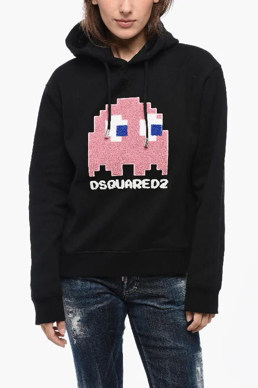 Dsquared2 Terry Patched PACMAN Hoodie