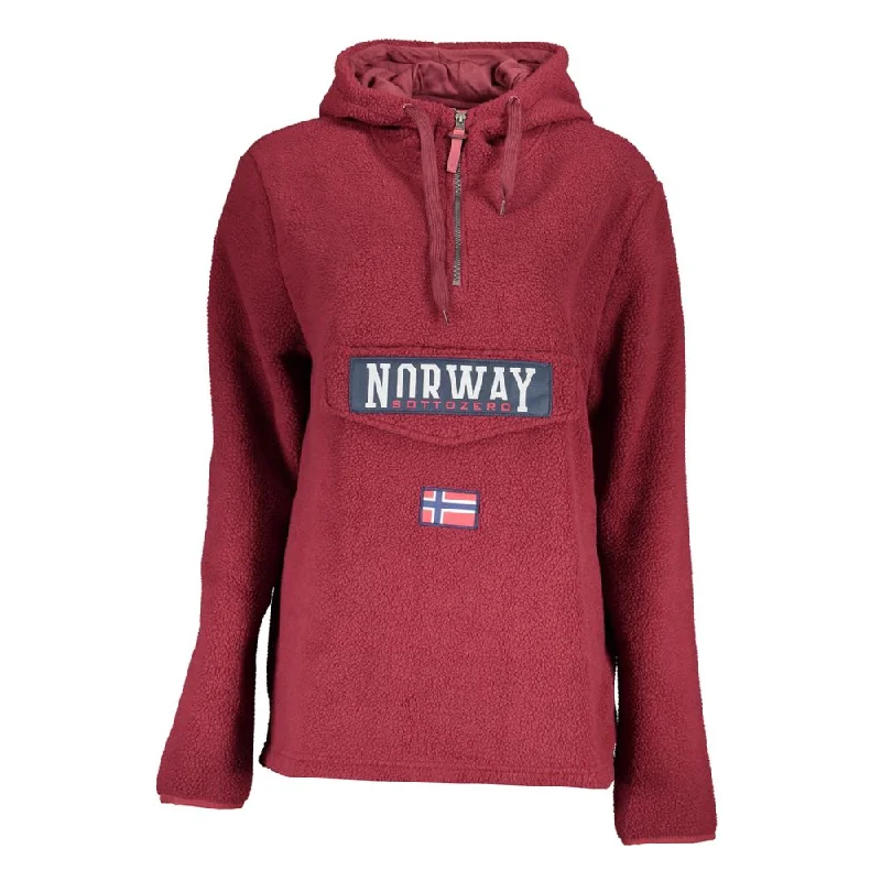 Norway 1963 Chic  Hooded Sweatshirt with Unique Women's Detailing