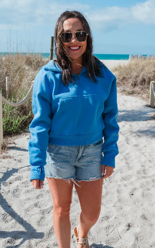 The Ava Everyday Blue Hoodie by Salty Wave**DEAL-COUPON EXCLUDED