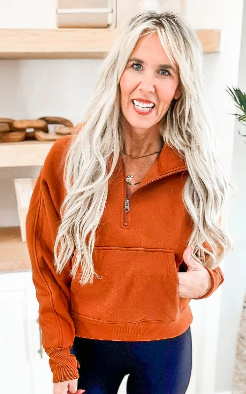 The Ava Everyday Cognac Hoodie by Salty Wave**DEAL-COUPON EXCLUDED