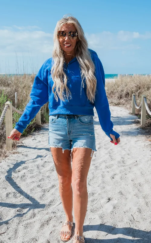 The Ava Everyday Royal Blue Hoodie by Salty Wave**DEAL-COUPON EXCLUDED