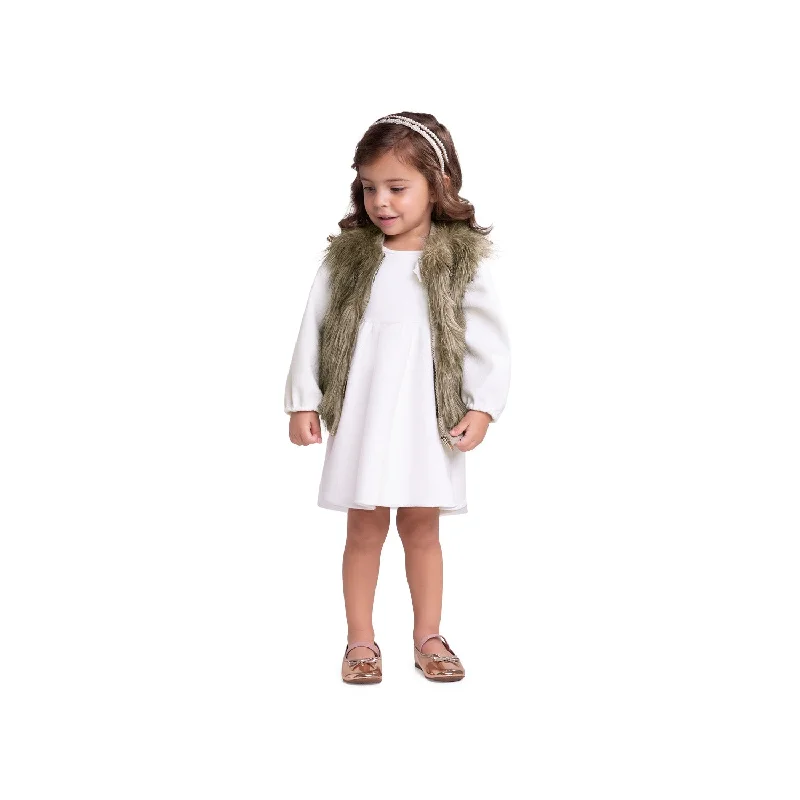 Girls Faux Fur Vest