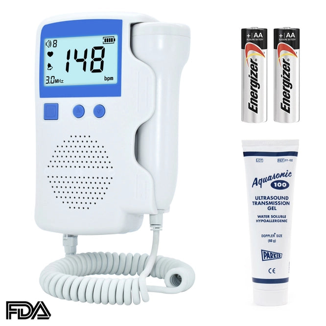 Fetal Doppler (batteries and gel included)