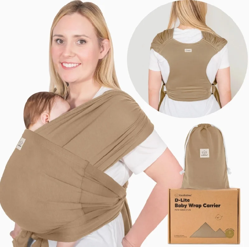 KeaBabies D-Lite Wrap Carrier (Warm Hearth)