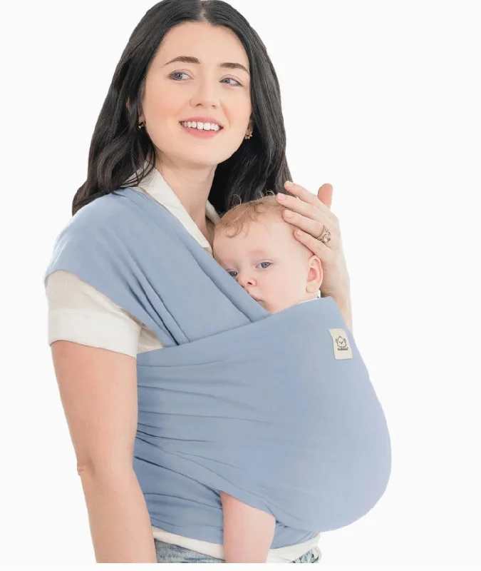 KeaBabies Original Baby Wrap Carrier (Dusty Blue)